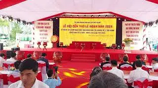 TOÀN CẢNH LỄ HỘI ĐỀN THỜ VUA LÊ ĐẠI HÀNH HOÀNG ĐẾ , XÃ XUÂN LẬP - HUYỆN  THỌ XUÂN, NĂM 2024 .
