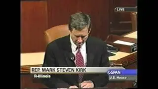 Representative Mark Kirk Gives Congressional Recognition in the Mississippi Burning Case