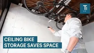 Space-Saving Bike Rack Attaches To Your Ceiling