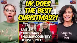 American Reacts: Magical British Christmas at Holkham Hall, Norfolk! Gorgeous English Country House!