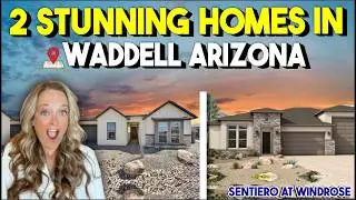 Inside 2 Stunning Homes in Waddell, Arizona | RV Garage + Mountain Views!