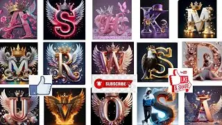A to Z letters stylish photo | All alphabate trending images | A-Z letter dp,images,wallpapers,photo