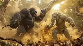 king kong vs. Elephant Monster_Epic battle | Life 10 Million Years Ago