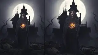 Horror Dark Surreal Witch Photo Manipulation Photoshop Tutorial #photoshop #photomanipulation