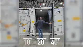40' Reefer Container with interior motion sensor lighting