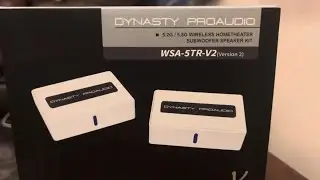 subwoofer or stereo wireless transmitter by Dynasty ProAudio WSA-5TR-V2