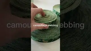 UK camouflage print nylon webbing｜Used for various types of military belts, gun belts｜#shorts