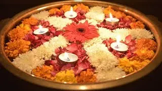 Urli Decoration - Floating Flowers Urli Decoration - Indianshelf - Diwali Floating Flowers