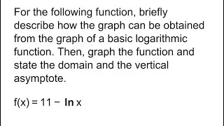 Graphing ln(x) in Pearson (MyLab and Mastering)