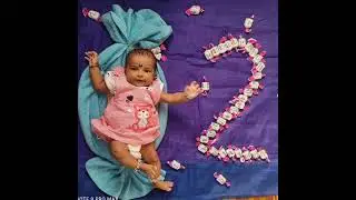 Cute, Simple 2nd Month baby photo-shoot ideas at Home 😘 #babyphotography #shorts #viral #baby