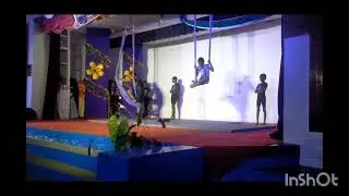 # AERIAL YOGA ON STAGE # 40TH ANNUAL DAY CELEBRATION # THE HIGH RANGE SCHOOL, MUNNAR. 