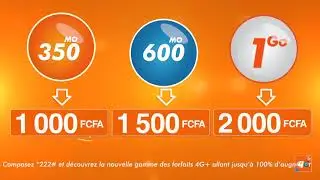NOUVEAUX FORFAITS 4G+