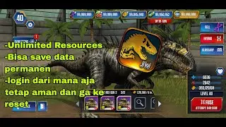Cheat Jurassic World The Game terbaru || No ban,No reset || Game Guardian