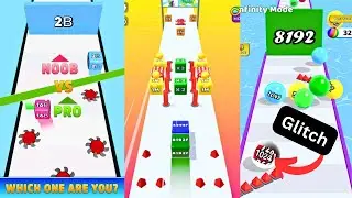 Number Ball Run 2048, Jelly Run, Infinity Play | Satisfying Ball Games Hub LIVE 🔴 24/7