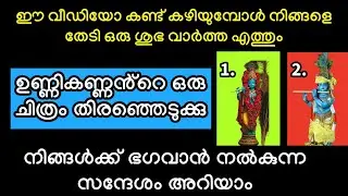 ഈ വീഡിയോ കണ്ട് കഴിയുമ്പോൾ നിങ്ങളെ തേടി ഒരു ശുഭ വാർത്ത എത്തും..Krishna thodukuri