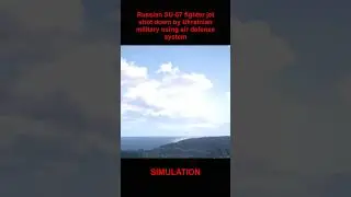 Russian SU 57 fighter jet shot down by Ukrainian military using air defense system