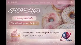 Honeyed Bakery Website | Modern Bakery Website Design Showcase
