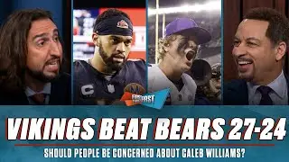 &lsquo;Much worse&rsquo; feeling about Caleb Williams following Bears&rsquo; loss to Vikings | FIRST THINGS FIRST