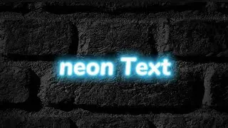 neon Text effect tutorial || on Capcut
