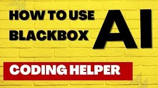 Vs Code Plugin Blackbox Ai | Your Coding assistant | how to use blackbox ai