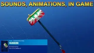 Fortnite Piledriver Sounds, Animations & In Game Gameplay