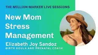 New Mom Stress Management with Elizabeth Joy Sandoz | The Million Marker Live Sessions
