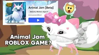 Playing the new Animal Jam ROBLOX GAME! 
