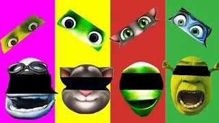 Wrong eyes Crazy 🐸  Talking Tom shark smiling Meme we find eyes together