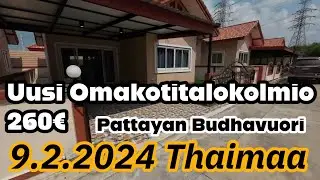 260€ Uusi Kalustettu Omakotitalo Kolmio - Budhavuori 9.2.2024 Thaimaa