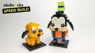 LEGO Brickheadz 40378 Pluto & Goofy - Speed Build