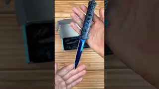 A FULL box of BLUE knives?? #unboxing #mysteryknives #knives