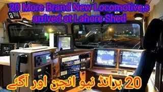 20 New Locomotive,s arrived at Lahore | Pakistan Railways