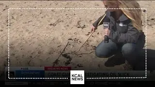 Tar balls turn up on Huntington Beach shoreline following ocean oil slick