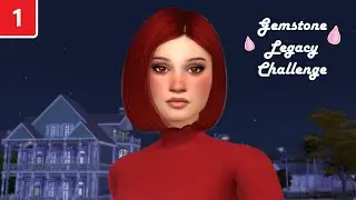 💎❤️ Gemstone Legacy Challenge! RUBY #1 (The Sims 4)