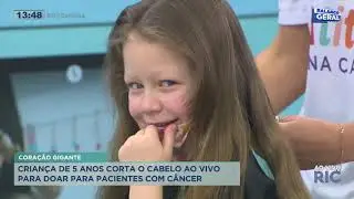 Criança de cinco anos quer doar os cabelos para ajudar pacientes com câncer