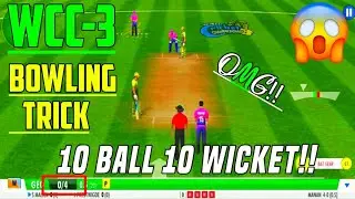 wcc3 bowling tricks | how to take wickets in wcc3 new version | wcc3 bowling tips
