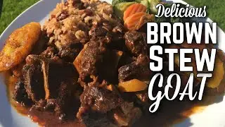 Delicious Brown Stew Goat | @Food konnection