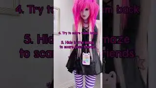 How NOT to interact with scare actors #scenegirl #halloween #scareactor