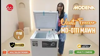 Review Chest Freezer Modena 100 Liter MD 0111 - kapasitas 116 Liter Nett