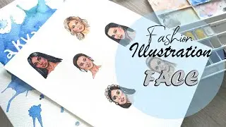 How to draw fashion illustration- FACE
