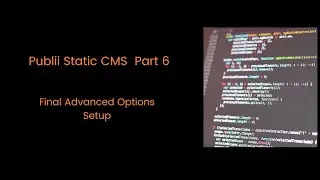 Publii Final Advanced Options Part 6