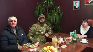 Встреча с участником СВО  жителем сел.Лучек Рутульский район Ламазом Шахбановичем.9 12 2023 год