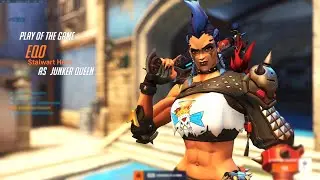 EQO is DOMINATING AS JUNKER QUEEN!  POTG! [ OVERWATCH 2 SEASON 5 TOP 500 ]