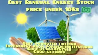 Best Renewal Energy Stock under 10 rs🤑🤑//Penny stock renewal energy sector//#shorts #pennystocks