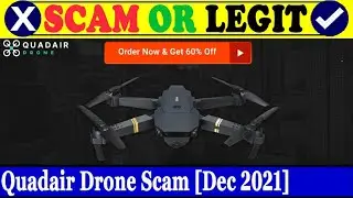 Quadair Drone Scam (Dec 2021) - Is This An Authentic Product? Check It! | Scam Inspecter