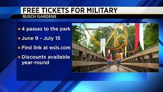 Busch Gardens gives back to military veterans