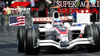 F1 Manager 24 [PC] 🏁Super Aguri MyTeam 🏁 #06 🇺🇸 USA, Miami [FŐFUTAM]