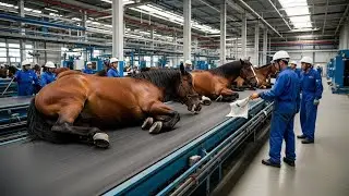Overwhelmed With The Processing Line Of Thousands Of Horses/Day &ndash; Do You Dare To See It All?