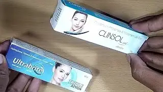Ultrabrite skin cream V's clinsol gel cream review // fairness cream review // SG support