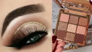 Bridal eye makeup tutorial for brown eyes practice on eye dummy 